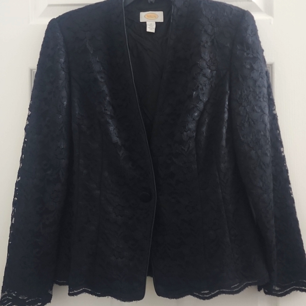 Talbots lace jacket